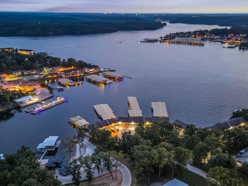 sunset at lake of the ozarks